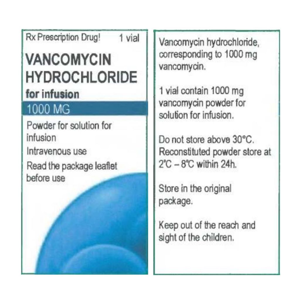 Vancomycin hydrochloride for infusion Đan Mạch BvNTP